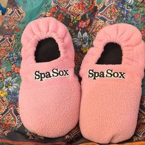 Pink SpaSox Slippers